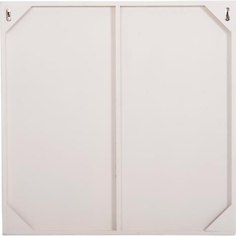 ΠΙΝΑΚΑΣ ΤΕΤΡΑΓΩΝΟΣ ΣΕΙΡΑ SANTORINI HM4508 MDF ΣΕ ΥΠΟΛΕΥΚΟ ΧΡΩΜΑ 80x4(πάχος)x80Υεκ.