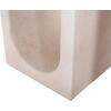 ΤΡΑΠΕΖΙ ΣΑΛΟΝΙΟΥ ΣΕΙΡΑ SANTORINI HM18070 MDF ΣΕ ΥΠΟΛΕΥΚΟ ΧΡΩΜΑ 48x38x48,5Υεκ.