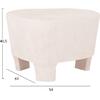 ΤΡΑΠΕΖΙ ΣΑΛΟΝΙΟΥ ΣΕΙΡΑ SANTORINI HM18053 MDF ΣΕ ΥΠΟΛΕΥΚΟ ΧΡΩΜΑ 54x61x40,5Υεκ.