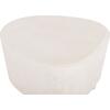 ΤΡΑΠΕΖΙ ΣΑΛΟΝΙΟΥ ΣΕΙΡΑ SANTORINI HM18053 MDF ΣΕ ΥΠΟΛΕΥΚΟ ΧΡΩΜΑ 54x61x40,5Υεκ.