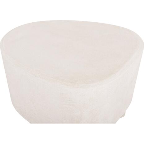 ΤΡΑΠΕΖΙ ΣΑΛΟΝΙΟΥ ΣΕΙΡΑ SANTORINI HM18053 MDF ΣΕ ΥΠΟΛΕΥΚΟ ΧΡΩΜΑ 54x61x40,5Υεκ.