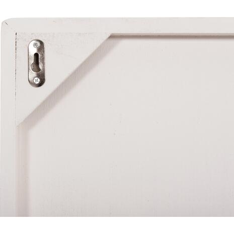 ΠΙΝΑΚΑΣ ΤΕΤΡΑΓΩΝΟΣ ΣΕΙΡΑ SANTORINI HM4517 MDF ΣΕ ΥΠΟΛΕΥΚΟ ΧΡΩΜΑ 80x4,5(πάχος)x80Υεκ.
