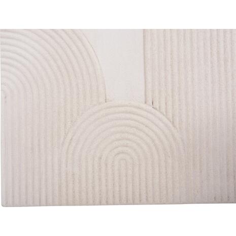 ΠΙΝΑΚΑΣ ΤΕΤΡΑΓΩΝΟΣ ΣΕΙΡΑ SANTORINI HM4517 MDF ΣΕ ΥΠΟΛΕΥΚΟ ΧΡΩΜΑ 80x4,5(πάχος)x80Υεκ.