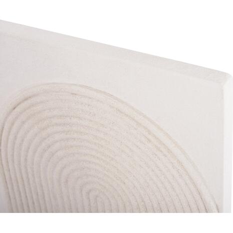 ΠΙΝΑΚΑΣ ΤΕΤΡΑΓΩΝΟΣ ΣΕΙΡΑ SANTORINI HM4517 MDF ΣΕ ΥΠΟΛΕΥΚΟ ΧΡΩΜΑ 80x4,5(πάχος)x80Υεκ.