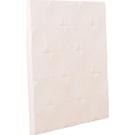 ΠΙΝΑΚΑΣ ΤΕΤΡΑΓΩΝΟΣ ΣΕΙΡΑ SANTORINI HM4516 MDF ΣΕ ΥΠΟΛΕΥΚΟ ΧΡΩΜΑ 80x4,5(πάχος)x80Υεκ.