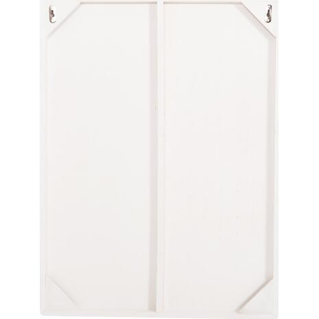 ΠΙΝΑΚΑΣ ΟΡΘΟΓΩΝΙΟΣ ΣΕΙΡΑ SANTORINI HM4523 MDF ΣΕ ΥΠΟΛΕΥΚΟ ΧΡΩΜΑ 60x4(πάχος)x80Υεκ.