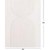 ΠΙΝΑΚΑΣ ΟΡΘΟΓΩΝΙΟΣ ΣΕΙΡΑ SANTORINI HM4523 MDF ΣΕ ΥΠΟΛΕΥΚΟ ΧΡΩΜΑ 60x4(πάχος)x80Υεκ.