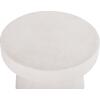 ΤΡΑΠΕΖΙ ΣΑΛΟΝΙΟΥ ΣΤΡΟΓΓΥΛΟ ΣΕΙΡΑ SANTORINI HM18051 MDF ΣΕ ΥΠΟΛΕΥΚΟ ΧΡΩΜΑ Φ60x42,5Υεκ.