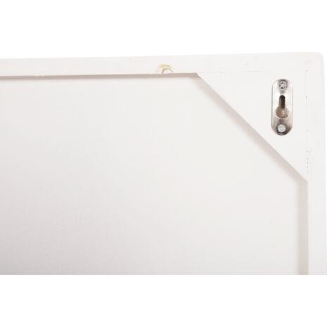ΠΙΝΑΚΑΣ ΤΕΤΡΑΓΩΝΟΣ ΣΕΙΡΑ SANTORINI HM4519 MDF ΣΕ ΥΠΟΛΕΥΚΟ-ΚΑΦΕ ΧΡΩΜΑ 80x4(πάχος)x80Υεκ.