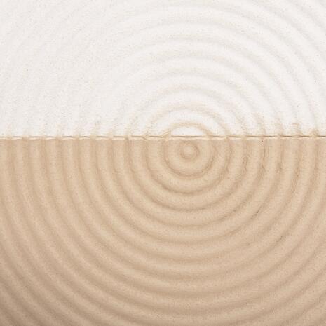 ΠΙΝΑΚΑΣ ΤΕΤΡΑΓΩΝΟΣ ΣΕΙΡΑ SANTORINI HM4519 MDF ΣΕ ΥΠΟΛΕΥΚΟ-ΚΑΦΕ ΧΡΩΜΑ 80x4(πάχος)x80Υεκ.