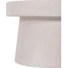 ΤΡΑΠΕΖΙ ΣΑΛΟΝΙΟΥ ΣΤΡΟΓΓΥΛΟ ΣΕΙΡΑ SANTORINI HM18051 MDF ΣΕ ΥΠΟΛΕΥΚΟ ΧΡΩΜΑ Φ60x42,5Υεκ.