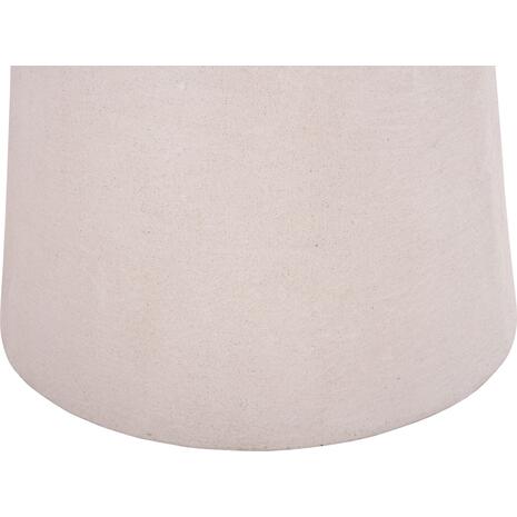 ΤΡΑΠΕΖΙ ΣΑΛΟΝΙΟΥ ΣΤΡΟΓΓΥΛΟ ΣΕΙΡΑ SANTORINI HM18052 MDF ΣΕ ΥΠΟΛΕΥΚΟ ΧΡΩΜΑ Φ48x49Υεκ.