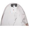 ΚΑΘΡΕΠΤΗΣ ΤΟΙΧΟΥ CRITHER HM4486.05 ΜΕ ΠΛΑΙΣΙΟ MDF ΣΕ WHITE MARBLE ΧΡΩΜΑ 49x140Υεκ.