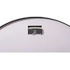 ΚΑΘΡΕΠΤΗΣ ΤΟΙΧΟΥ ΣΤΡΟΓΓΥΛΟΣ ROUNDER HM4503.01 ΑΛΟΥΜΙΝΙΟ ΣΕ ΜΑΥΡΟ-ΦΩΤΙΣΜΟΣ LED Φ80εκ.