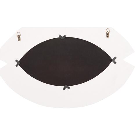 ΚΑΘΡΕΠΤΗΣ ΤΟΙΧΟΥ ΣΕΙΡΑ SANTORINI HM4529 MDF ΥΠΟΛΕΥΚΟ-ΔΙΑΚΟΣΜΗΣΗ ΣΕ ΜΠΕΖ 81x1,8x54Υεκ.