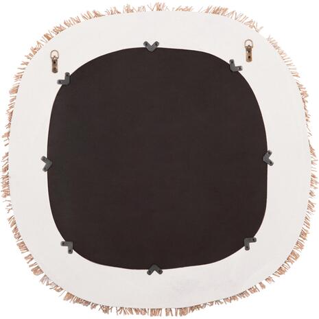 ΚΑΘΡΕΠΤΗΣ ΤΟΙΧΟΥ ΣΕΙΡΑ SANTORINI HM4527 MDF ΥΠΟΛΕΥΚΟ-ΔΙΑΚΟΣΜΗΣΗ ΣΕ ΜΠΕΖ 78x1,8x78Υεκ.