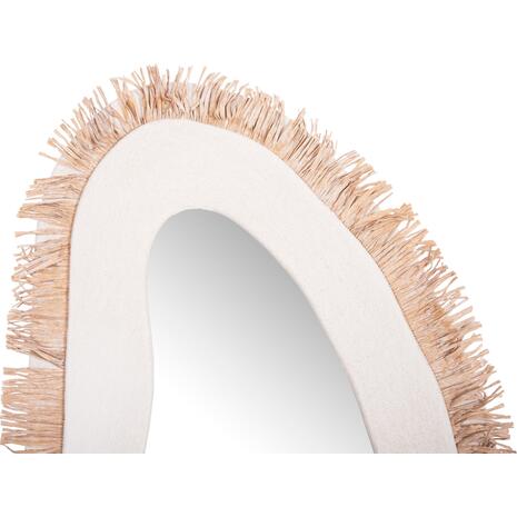 ΚΑΘΡΕΠΤΗΣ ΤΟΙΧΟΥ ΣΕΙΡΑ SANTORINI HM4525 MDF ΥΠΟΛΕΥΚΟ-ΔΙΑΚΟΣΜΗΣΗ ΣΕ ΜΠΕΖ 63x1,8x120Υεκ.