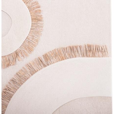 ΠΙΝΑΚΑΣ ΟΡΘΟΓΩΝΙΟΣ ΣΕΙΡΑ SANTORINI HM4534 MDF ΥΠΟΛΕΥΚΟ ΧΡΩΜΑ-ΔΙΑΚΟΣΜΗΣΗ ΜΠΕΖ 48x4,5(πάχος)x60Υεκ.