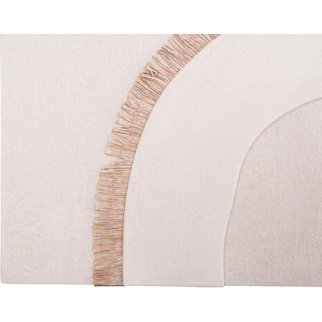 ΠΙΝΑΚΑΣ ΟΡΘΟΓΩΝΙΟΣ ΣΕΙΡΑ SANTORINI HM4534 MDF ΥΠΟΛΕΥΚΟ ΧΡΩΜΑ-ΔΙΑΚΟΣΜΗΣΗ ΜΠΕΖ 48x4,5(πάχος)x60Υεκ.