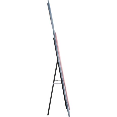 ΠΑΙΔΙΚΟΣ ΚΑΘΡΕΦΤΗΣ ΔΑΠΕΔΟΥ BUNNY HM4489.02 MDF ΡΟΖ & ΜΠΛΕ-ΜΑΥΡΟ STAND 80x162Υεκ.