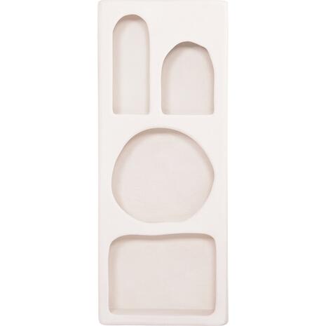 ΡΑΦΙΕΡΑ ΤΟΙΧΟΥ ΣΕΙΡΑ SANTORINI HM18069 MDF ΣΕ ΥΠΟΛΕΥΚΟ ΧΡΩΜΑ 47,5x18x120Υεκ.