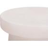 ΤΡΑΠΕΖΙ ΣΑΛΟΝΙΟΥ ΣΤΡΟΓΓΥΛΟ ΣΕΙΡΑ SANTORINI HM18050 MDF ΣΕ ΥΠΟΛΕΥΚΟ ΧΡΩΜΑ Φ80x35Υεκ.