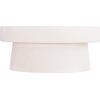 ΤΡΑΠΕΖΙ ΣΑΛΟΝΙΟΥ ΣΤΡΟΓΓΥΛΟ ΣΕΙΡΑ SANTORINI HM18050 MDF ΣΕ ΥΠΟΛΕΥΚΟ ΧΡΩΜΑ Φ80x35Υεκ.