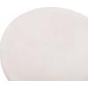ΤΡΑΠΕΖΙ ΣΑΛΟΝΙΟΥ ΣΤΡΟΓΓΥΛΟ ΣΕΙΡΑ SANTORINI HM18050 MDF ΣΕ ΥΠΟΛΕΥΚΟ ΧΡΩΜΑ Φ80x35Υεκ.