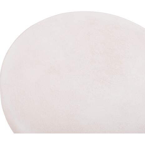 ΤΡΑΠΕΖΙ ΣΑΛΟΝΙΟΥ ΣΤΡΟΓΓΥΛΟ ΣΕΙΡΑ SANTORINI HM18050 MDF ΣΕ ΥΠΟΛΕΥΚΟ ΧΡΩΜΑ Φ80x35Υεκ.