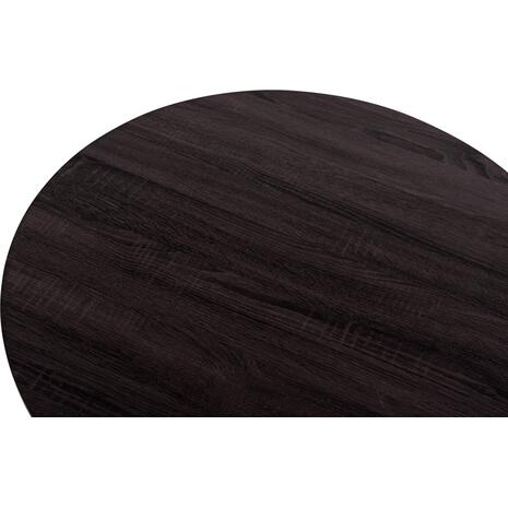 ΤΡΑΠΕΖΙ ΣΑΛΟΝΙΟΥ SEWELL HM18033 MDF ΣΕ ZEBRANO-ΜΕΤΑΛΛΙΚΑ ΠΟΔΙΑ-WICKER Φ80x46,5Υεκ.