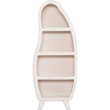 ΡΑΦΙΕΡΑ ΣΕΙΡΑ SANTORINI HM18067 MDF ΣΕ ΥΠΟΛΕΥΚΟ ΧΡΩΜΑ 80x38x196Υεκ.