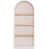 ΡΑΦΙΕΡΑ ΣΕΙΡΑ SANTORINI HM18044 MDF ΥΠΟΛΕΥΚΟ-ΡΑΦΙΑ ΞΥΛΟ ΕΛΑΤΟΥ ΦΥΣΙΚΟ 80x38x188,5Υεκ.