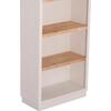 ΡΑΦΙΕΡΑ ΣΕΙΡΑ SANTORINI HM18044 MDF ΥΠΟΛΕΥΚΟ-ΡΑΦΙΑ ΞΥΛΟ ΕΛΑΤΟΥ ΦΥΣΙΚΟ 80x38x188,5Υεκ.