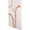 ΠΙΝΑΚΑΣ ΟΡΘΟΓΩΝΙΟΣ ΣΕΙΡΑ SANTORINI HM4532 MDF ΥΠΟΛΕΥΚΟ ΧΡΩΜΑ-ΔΙΑΚΟΣΜΗΣΗ ΜΠΕΖ 60x4,5(πάχος)x80Υεκ.