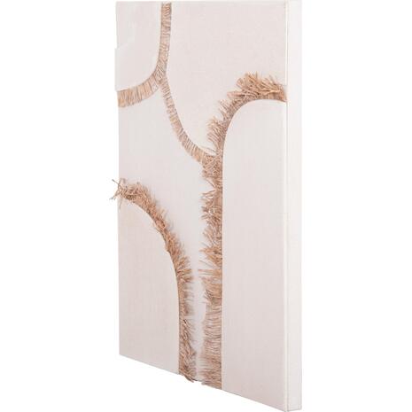 ΠΙΝΑΚΑΣ ΟΡΘΟΓΩΝΙΟΣ ΣΕΙΡΑ SANTORINI HM4532 MDF ΥΠΟΛΕΥΚΟ ΧΡΩΜΑ-ΔΙΑΚΟΣΜΗΣΗ ΜΠΕΖ 60x4,5(πάχος)x80Υεκ.