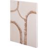 ΠΙΝΑΚΑΣ ΟΡΘΟΓΩΝΙΟΣ ΣΕΙΡΑ SANTORINI HM4532 MDF ΥΠΟΛΕΥΚΟ ΧΡΩΜΑ-ΔΙΑΚΟΣΜΗΣΗ ΜΠΕΖ 60x4,5(πάχος)x80Υεκ.