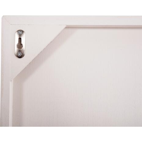 ΠΙΝΑΚΑΣ ΟΡΘΟΓΩΝΙΟΣ ΣΕΙΡΑ SANTORINI HM4532 MDF ΥΠΟΛΕΥΚΟ ΧΡΩΜΑ-ΔΙΑΚΟΣΜΗΣΗ ΜΠΕΖ 60x4,5(πάχος)x80Υεκ.