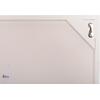 ΠΙΝΑΚΑΣ ΣΕΙΡΑ SANTORINI HM4505 MDF ΣΕ ΥΠΟΛΕΥΚΟ ΧΡΩΜΑ 80x4(πάχος)x120Υεκ.