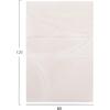 ΠΙΝΑΚΑΣ ΣΕΙΡΑ SANTORINI HM4505 MDF ΣΕ ΥΠΟΛΕΥΚΟ ΧΡΩΜΑ 80x4(πάχος)x120Υεκ.