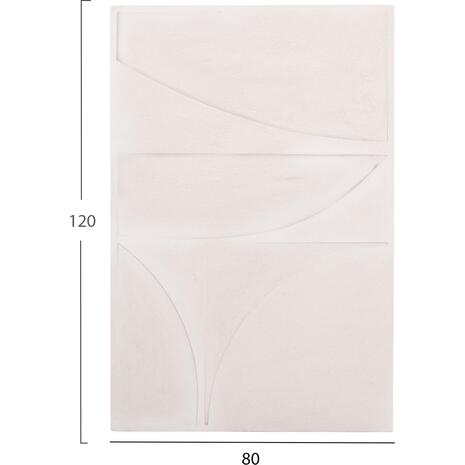 ΠΙΝΑΚΑΣ ΣΕΙΡΑ SANTORINI HM4505 MDF ΣΕ ΥΠΟΛΕΥΚΟ ΧΡΩΜΑ 80x4(πάχος)x120Υεκ.