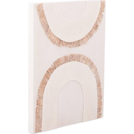 ΠΙΝΑΚΑΣ ΟΡΘΟΓΩΝΙΟΣ ΣΕΙΡΑ SANTORINI HM4535 MDF ΥΠΟΛΕΥΚΟ ΧΡΩΜΑ-ΔΙΑΚΟΣΜΗΣΗ ΜΠΕΖ 48x4,5(πάχος)x60Υεκ.