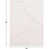 ΠΙΝΑΚΑΣ ΟΡΘΟΓΩΝΙΟΣ ΣΕΙΡΑ SANTORINI HM4509 MDF ΥΠΟΛΕΥΚΟ ΧΡΩΜΑ 60x4(πάχος)x80Υεκ.