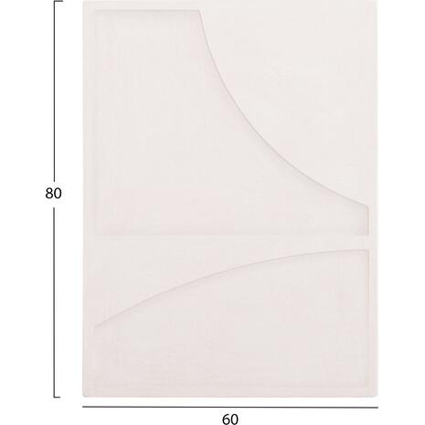 ΠΙΝΑΚΑΣ ΟΡΘΟΓΩΝΙΟΣ ΣΕΙΡΑ SANTORINI HM4509 MDF ΥΠΟΛΕΥΚΟ ΧΡΩΜΑ 60x4(πάχος)x80Υεκ.