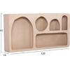 ΡΑΦΙ ΤΟΙΧΟΥ ΣΕΙΡΑ SANTORINI HM18063.02 MDF ΣΕ ΚΑΦΕ 120x18x60Υεκ.