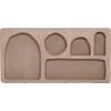 ΡΑΦΙ ΤΟΙΧΟΥ ΣΕΙΡΑ SANTORINI HM18063.02 MDF ΣΕ ΚΑΦΕ 120x18x60Υεκ.