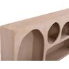 ΡΑΦΙ ΤΟΙΧΟΥ ΣΕΙΡΑ SANTORINI HM18063.02 MDF ΣΕ ΚΑΦΕ 120x18x60Υεκ.