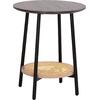 ΒΟΗΘΗΤΙΚΟ ΤΡΑΠΕΖAKI SEWELL HM18034 MDF ΣΕ ZEBRANO-ΜΕΤΑΛΛΙΚΑ ΠΟΔΙΑ-WICKER Φ45x55Υεκ