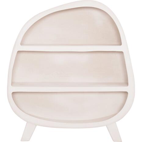 ΡΑΦΙΕΡΑ ΣΕΙΡΑ SANTORINI HM18060.01 MDF ΣΕ ΥΠΟΛΕΥΚΟ ΧΡΩΜΑ 120x38x133Υεκ.
