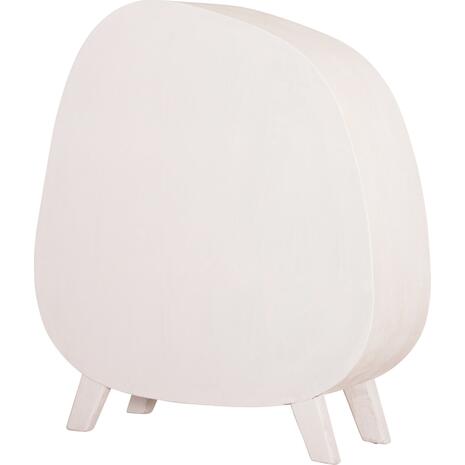 ΡΑΦΙΕΡΑ ΣΕΙΡΑ SANTORINI HM18060.01 MDF ΣΕ ΥΠΟΛΕΥΚΟ ΧΡΩΜΑ 120x38x133Υεκ.
