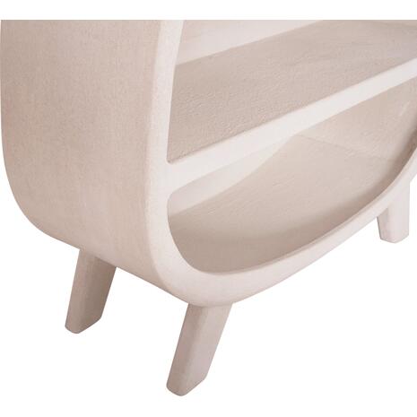 ΡΑΦΙΕΡΑ ΣΕΙΡΑ SANTORINI HM18060.01 MDF ΣΕ ΥΠΟΛΕΥΚΟ ΧΡΩΜΑ 120x38x133Υεκ.